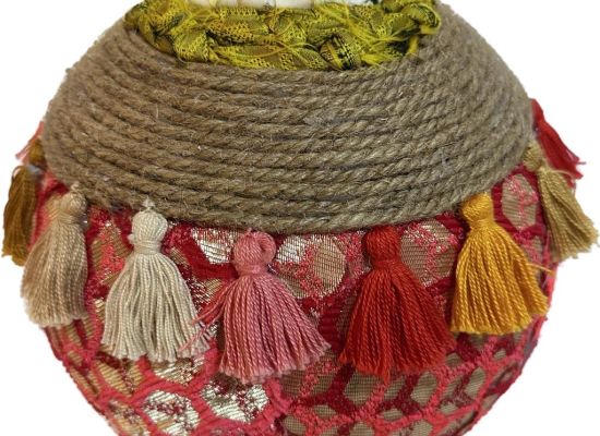 Prayer of Day Seventeen Work Size: 70 cm Medium: Fabrics